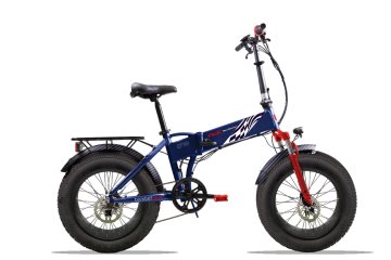 EMG Fat Bike Bomber MWC con telaio pieghevole 17", ruota 20", Cambio Shimano, Motore 250W, batteria 48V 10Ah