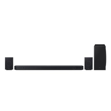 Samsung Soundbar HW-Q930D/ZF Serie Q, 17 Speaker, Wireless Dolby Atmos, Audio a 9.1.4 Canali, Q-Simphony, Alexa integrato e compatibile con Google Assistant, Titan Nero 2024