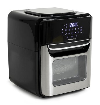 Melchioni 118340034 friggitrice Singolo 12 L Indipendente 1700 W Friggitrice ad aria calda Nero, Acciaio inox