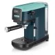 Ariete 1399 Macchina da caffè espresso Light Aquamarine, Per polvere e cialde ESE, 1300 W, Capacità 1,1L, 15 bar di pressione, Filtro 1, 2 tazze e cialda ESE, Cappuccino, Verde 3