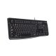 Logitech K120 Tastiera con Cavo per Windows, USB Plug-and-Play, Dimensioni Standard, Resistente agli Schizzi, Barra Spaziatrice Curva, Compatibile con PC, Laptop 2