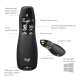 Logitech R400 puntatore wireless RF Nero 13