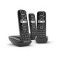 Gigaset AS690 Trio Telefono DECT Identificatore di chiamata Nero 2