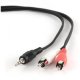 Gembird 2.5m, 3.5mm/2xRCA, M/M cavo audio 2,5 m Nero, Rosso, Bianco 2