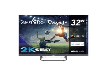 Smart-Tech 32HG01V TV 81,3 cm (32") HD Smart TV Wi-Fi Grigio 180 cd/m²