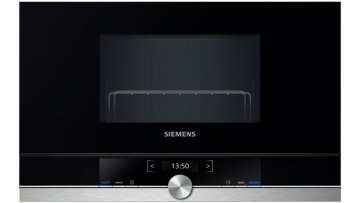 Siemens BE634RGS1 forno a microonde Nero, Acciaio inox Da incasso 21 L 900 W