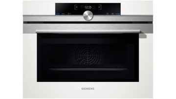 Siemens CM633GBW1 forno 45 L Acciaio inox, Bianco