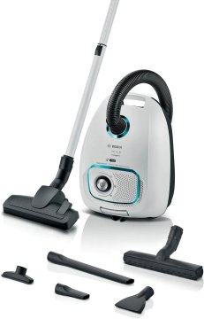 Bosch Serie 4 Aspirapolvere con sacco ProHygienic Bianco