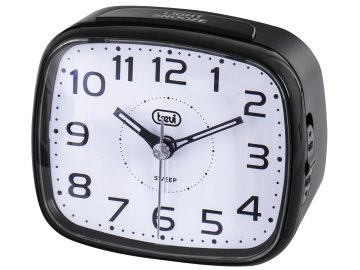 Trevi SL 3054 - orologio/sveglia al quarzo con tasto snooze/light, suoneria elettronica, movimento silenzioso sweep