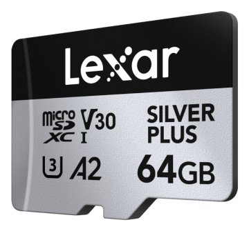 Lexar Professional ARGENTO PLUS 64 GB MicroSDXC UHS-I Classe 3