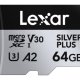 Lexar Professional SILVER PLUS 64 GB MicroSDXC UHS-I Classe 3 3