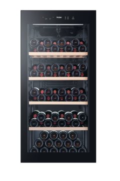 Haier Wine Bank 60 Serie 5 WS120GA Cantinetta vino con compressore Libera installazione Nero 117 bottiglia/bottiglie