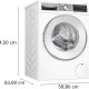 Bosch Serie 6 WGG244ZEIT lavatrice Caricamento frontale 9 kg 1400 Giri/min Bianco 6