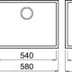 Elleci Quadra 210 Lavello sottopiano Rettangolare Granitek 3