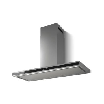 Elica Element IXBL/A/90 Cappa aspirante a parete Nero, Acciaio inox 620 m³/h A+