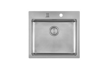 Foster 2265 080 Lavello montato su piano Quadrato Acciaio inox