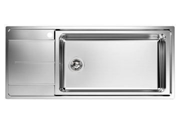 Foster Evo Lavello montato su piano Rettangolare Acciaio inox