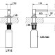 Gessi 29658 erogatore di sapone 0,25 L Acciaio inox 4