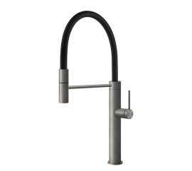 Gessi 60010 Nero, Acciaio spazzolato