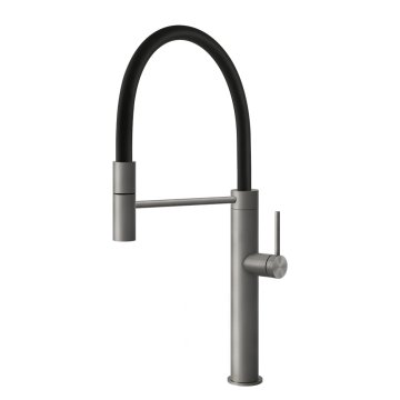 Gessi 60010 Nero, Acciaio spazzolato