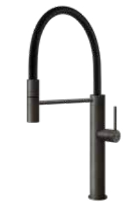 Gessi 60010 Nero, Acciaio spazzolato