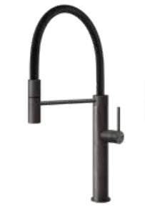 Gessi 60014 Nero, Acciaio spazzolato