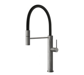 Gessi 60014 Nero, Acciaio spazzolato