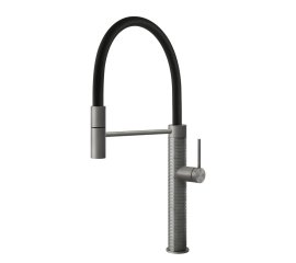 Gessi 60012 Nero, Acciaio spazzolato