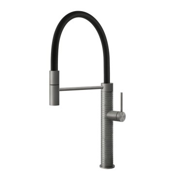 Gessi 60012 Nero, Acciaio spazzolato