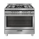 Glem Gas ST965MI cucina Elettrico Cromo, Acciaio inox A+ 2