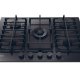 Haier Series 2 HAVG75TBPB Nero Da incasso 75 cm Gas 5 Fornello(i) 3