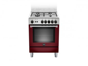 Bertazzoni La Germania Americana AMN664GVIV cucina Gas Rosso A+