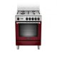 Bertazzoni La Germania Americana AMN664GVIV cucina Gas Rosso A+ 2