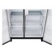 LG GSLC40EPPE Frigo Syde-by-Side, Classe E, 638L, Porte piatte, Dispenser con allaccio, Linear Cooling, Matte Black 17