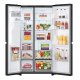 LG GSLC40EPPE Frigo Syde-by-Side, Classe E, 638L, Porte piatte, Dispenser con allaccio, Linear Cooling, Matte Black 3