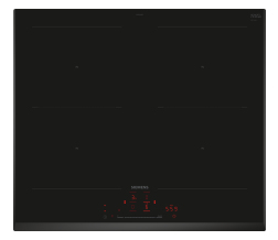 Siemens iQ500 ED65KHQB1E piano cottura Nero Da incasso 60 cm Piano cottura a induzione 4 Fornello(i)