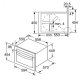 Siemens iQ500 CM485AGB0 forno a microonde Nero Microonde con grill Da incasso 44 L 900 W 6