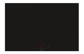 Siemens iQ500 ED877HSC1E piano cottura Nero Da incasso 80 cm Piano cottura a induzione 4 Fornello(i)