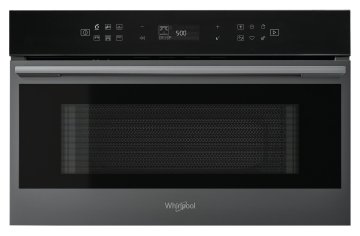 Whirlpool W7 MD440 BSS Nero, Grigio Microonde con grill Da incasso 31 L 1000 W