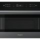 Whirlpool W7 MD440 BSS Nero, Grigio Microonde con grill Da incasso 31 L 1000 W 2