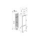 Whirlpool WHC20 T152 Da incasso 280 L E Bianco 8