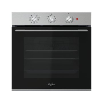 Whirlpool OMK38HU0X 71 L A Nero, Acciaio inox