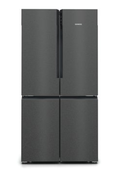 Siemens iQ500 KF96NAXEA frigorifero side-by-side Libera installazione 605 L E Nero, Acciaio inox