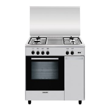 Glem Gas AS854GI cucina Elettrico/Gas Acciaio inox A