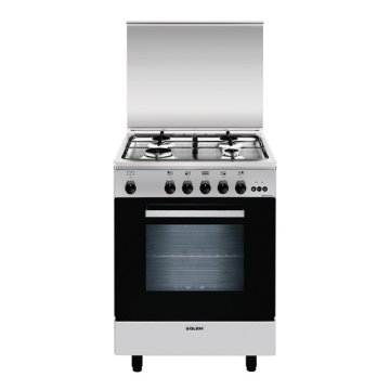 Glem Gas A654VI cucina Elettrico/Gas Acciaio inox A