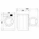 Hotpoint Ariston Active 40 Lavatrice a libera installazione NF1046WK IT 14