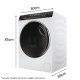 Haier I-Pro Series 7 Plus , Lavatrice, 11kg, Classe A-30%, 1400 giri, Bianco, HW110-B14979EU1IT 3