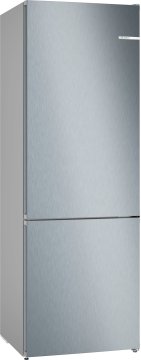 Bosch Serie 4 KGN492LDF frigorifero con congelatore Libera installazione 440 L D Acciaio inox