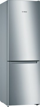 Bosch Serie 2 KGN36NLEA Frigorifero combinato da libera installazione 186 x 60 cm Metal look Classe E