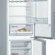 Bosch Serie 4 KGV39VLEAS Frigorifero combinato da libera installazione 201 x 60 cm Metal look Classe E 3